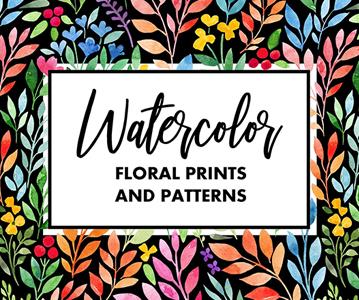 Awesome Watercolor Prints And Patterns Free Download
