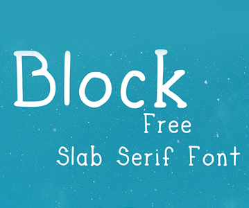 Awesome Block Display Font Free Download