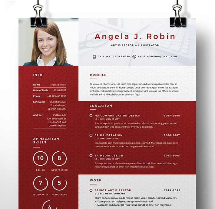 Awesome Resume / CV Template