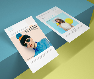 Awesome Prime Flyer Mockup Free Download (PSD)