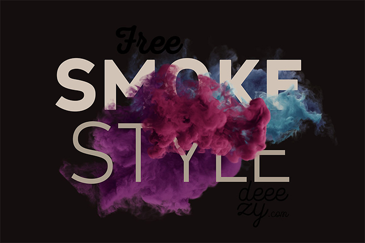 Awesome Smoke Style Presentation Mockup