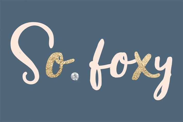 Awesome So Foxy Free Font