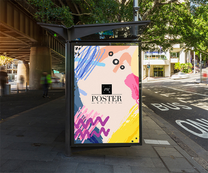 Awesome Street Poster Mockup