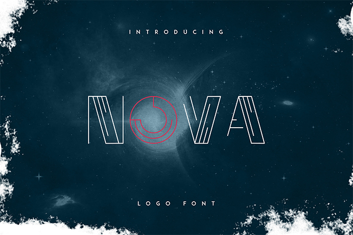 Awesome Nova Logo Font For Designers