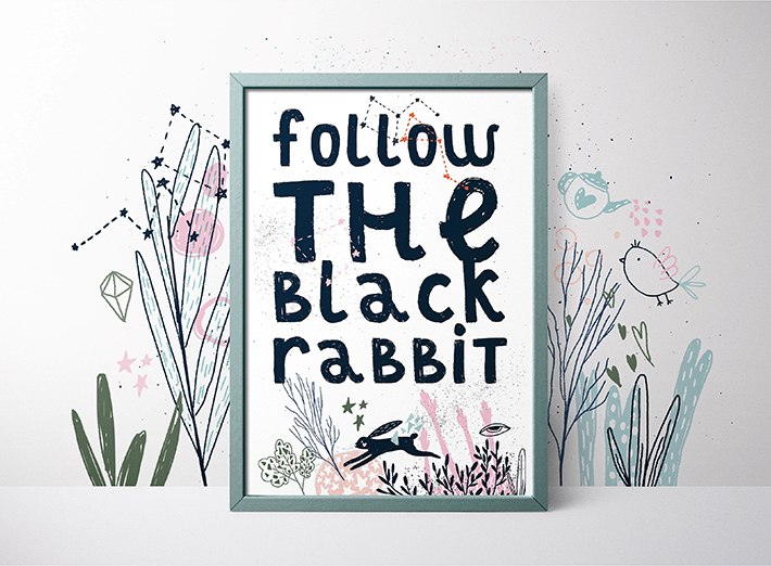Black Rabbit Hand-Drawn Font