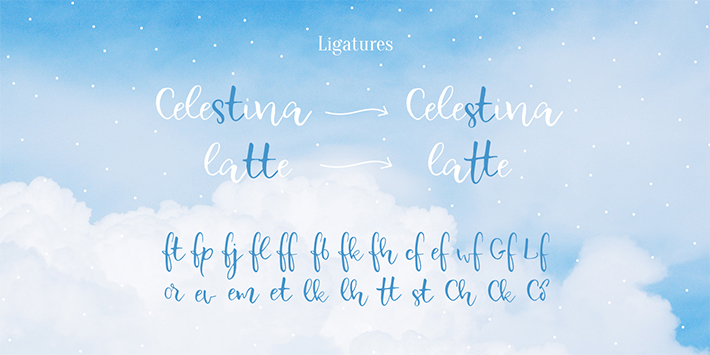 Elegant Script Celestina Font For Designers