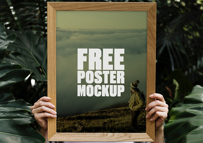 Awesome & Stylish Forest Poster PSD Mockup