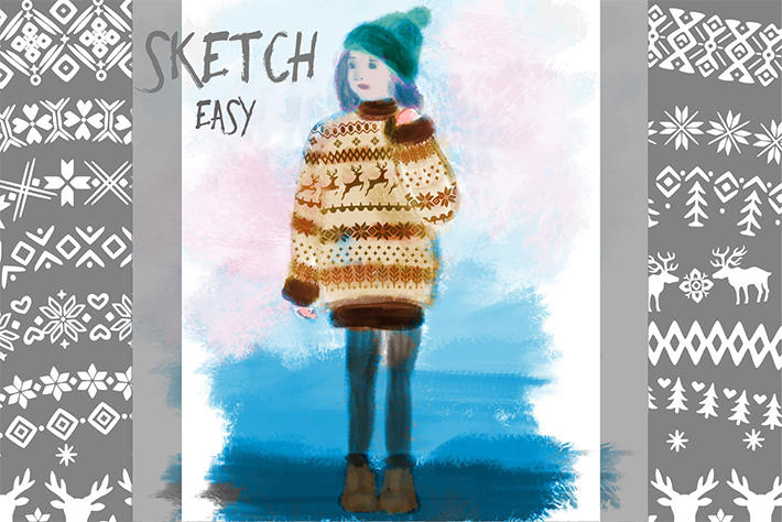 Awesome Sweater brushes for Photoshop