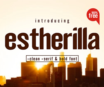 Free Download Elegant Estherilla Clean & Bold Font For Designers