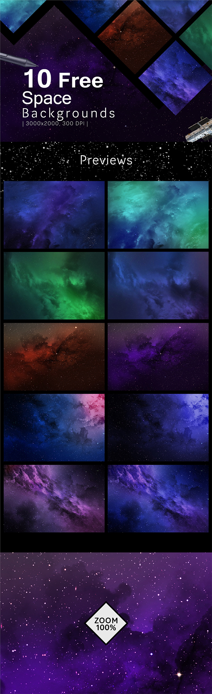 Space Background Textures
