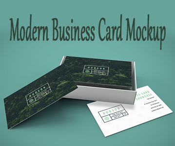 Freebie : Modern & Creative Business Card Mockup (PSD)