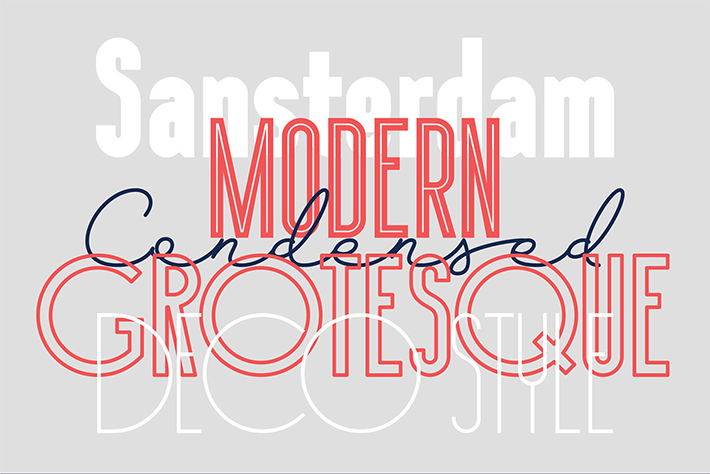 Creative Sansterdam Family Font