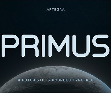 Free Download Awesome Primus Geometric Typeface For Designers
