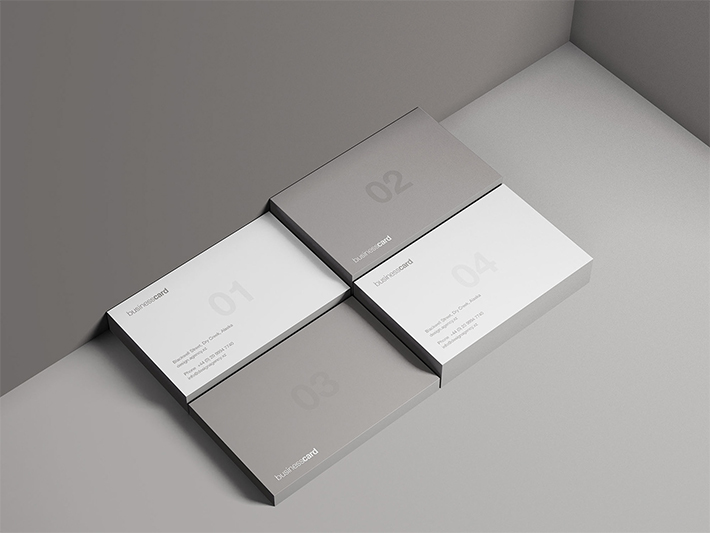 Elegant & Creative Business Cards PSD Mockup