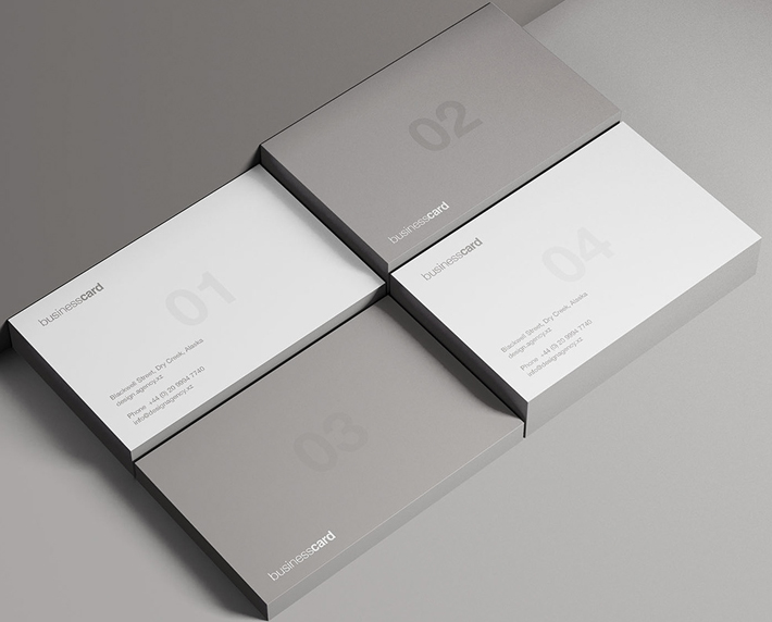 Elegant & Creative Business Cards PSD Mockup