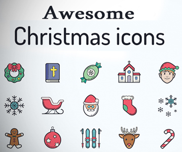 Free Download Awesome Hand-Drawn Christmas Icons For Designers