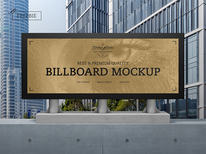 Creative Big Billboard PSD Mockup