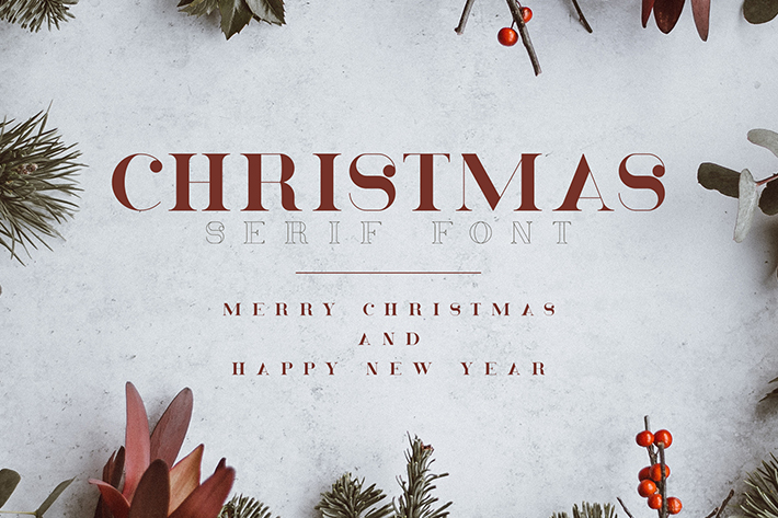 Awesome Christmas Font For Designers
