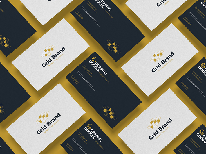 Creative Brand Business Card PSD Mockup