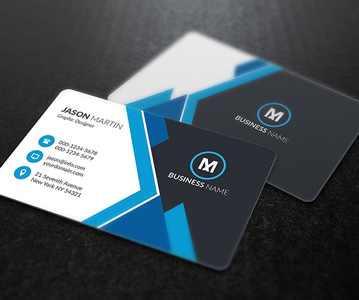Free Download Creative Business Card PSD Template Design