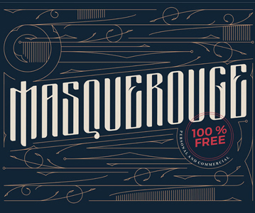 Free Download Creative Masquerouge Display Font For Designers