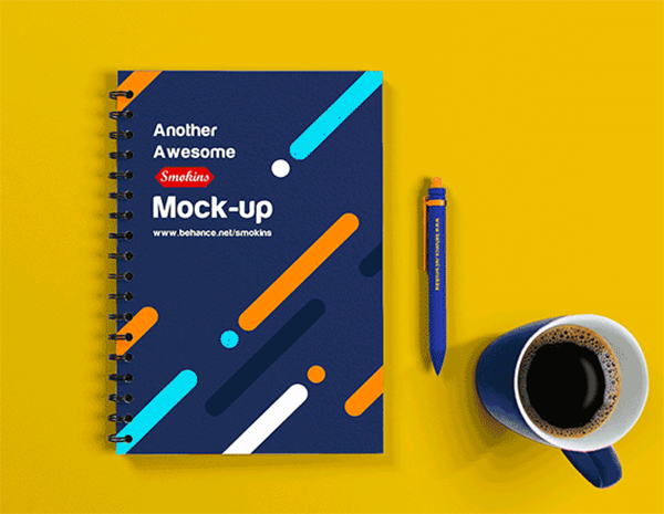 Awesome Notebook Mock-up