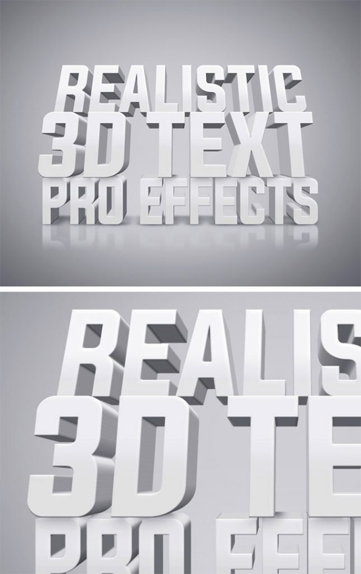 Creative 3D Text Effect