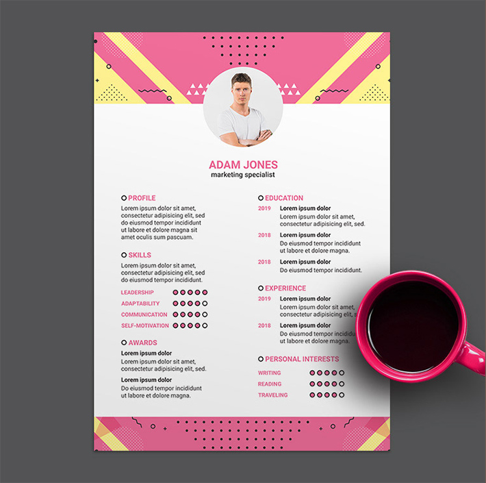 Creative Marketing CV / Resume