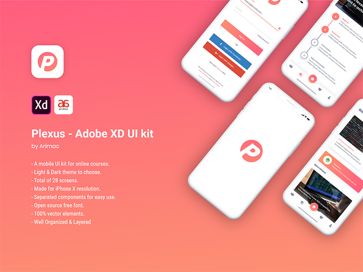 Creative Plexus Mobile UI kit
