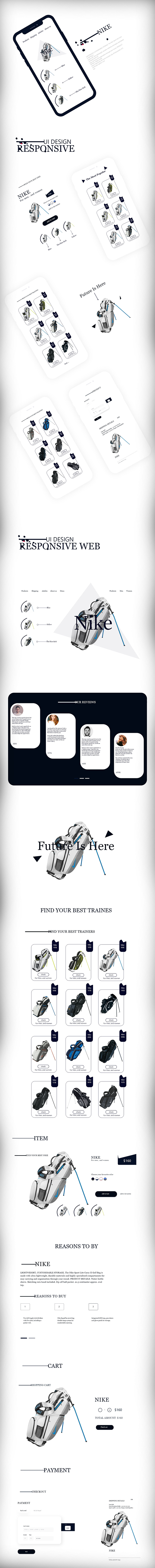Creative Online Business Website Concept UI Kit