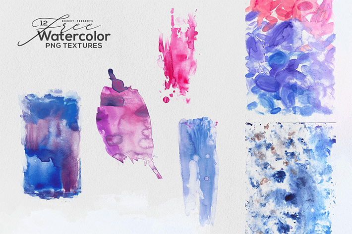 Elegant Abstract Watercolor Textures