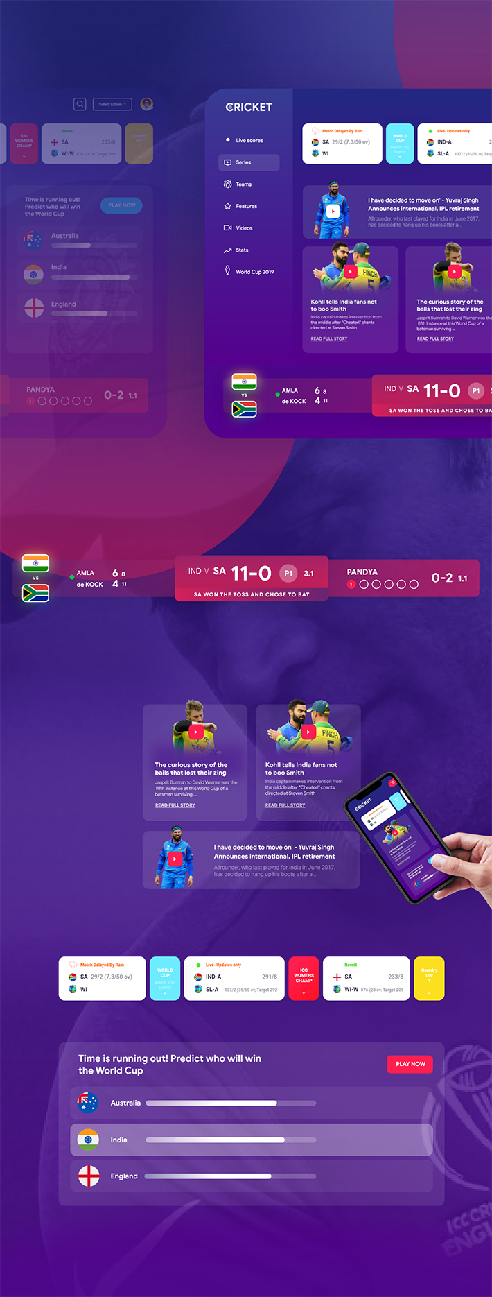 Awesome ICC Cricket World Cup App