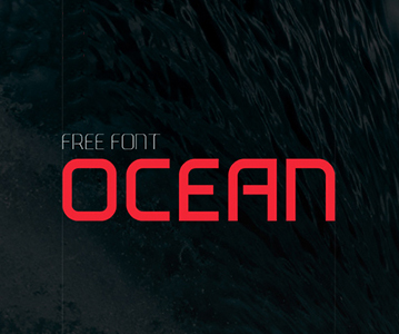 Free Download OCEAN – Display Font For Stylish Headlines