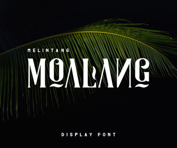 Free Download Creative Moalang Display Font For Designers