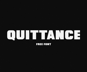 Free Download Quittance – Stylish Display Font (Bold)