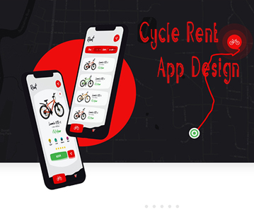 Freebie : Awesome Travel & Cycle Rental App Design (2019)