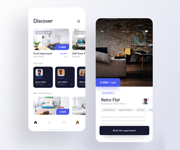 Freebie : Creative Rent App Design (2019)