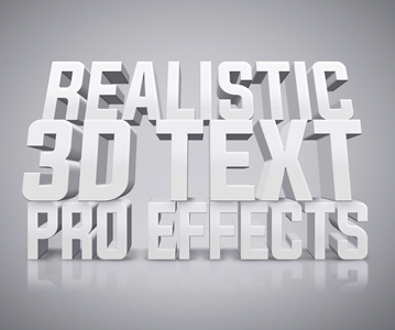 Free Download Creative 3D Text Effect For Designers