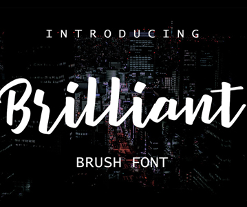 briliant_brush_font