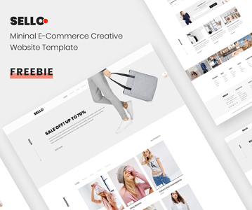 Free Download Creative E-Commerce Website Template (2019)