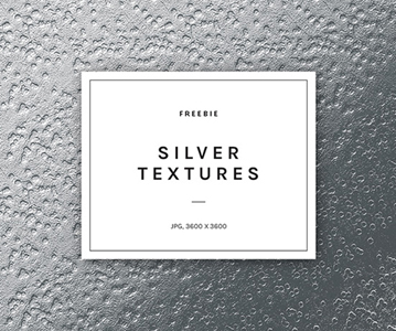 Freebie : 12 Awesome Silver Foil Textures For Designers