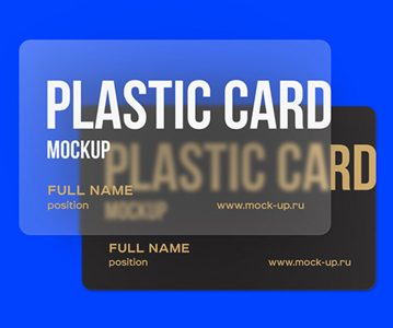 Free Download Creative Plastic Card PSD Mockups