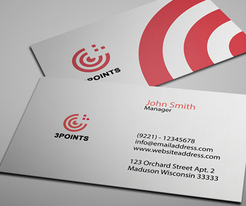Free Download Clean & Simple Business Card PSD Template