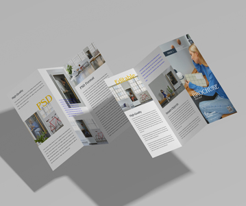 Free Download Awesome Brand Tri-Fold Brochure Design (Double Sided)