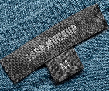 Free Download Elegant Logo PSD Mockup For Garments