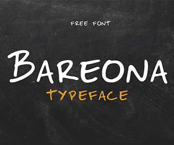 Modern Bareona Handwritten Font For Designers : Freebie