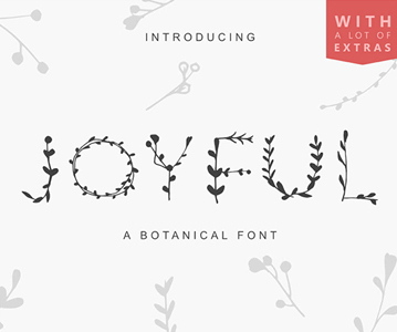 botanical_free_font
