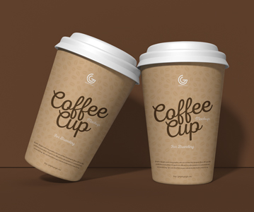 Free Download Elegant Coffee Cup PSD Mockup For Coffee Shop
