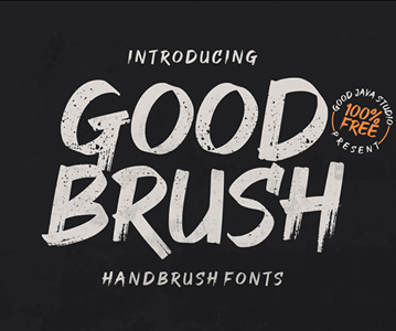 free_awesome_brush_font