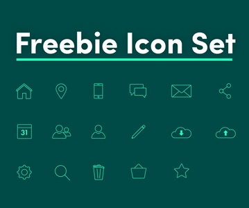 17 Creative Line Icons Free Download